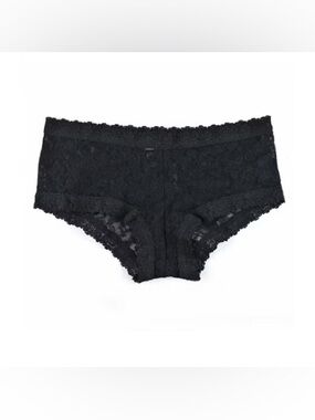 Hanky Panky Black Lace Boyshort PR2-116